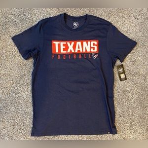 ew Mens Houston Texans T Shirt 47 Brand Tee NFL Licensed Football Sz Men’s M US